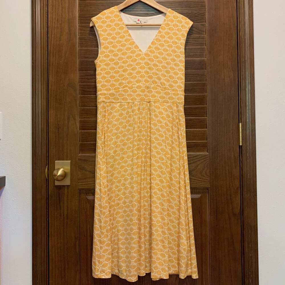 Boden jersey v-neck dress, US size 8R